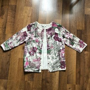 Quarter sleeve Cardigan